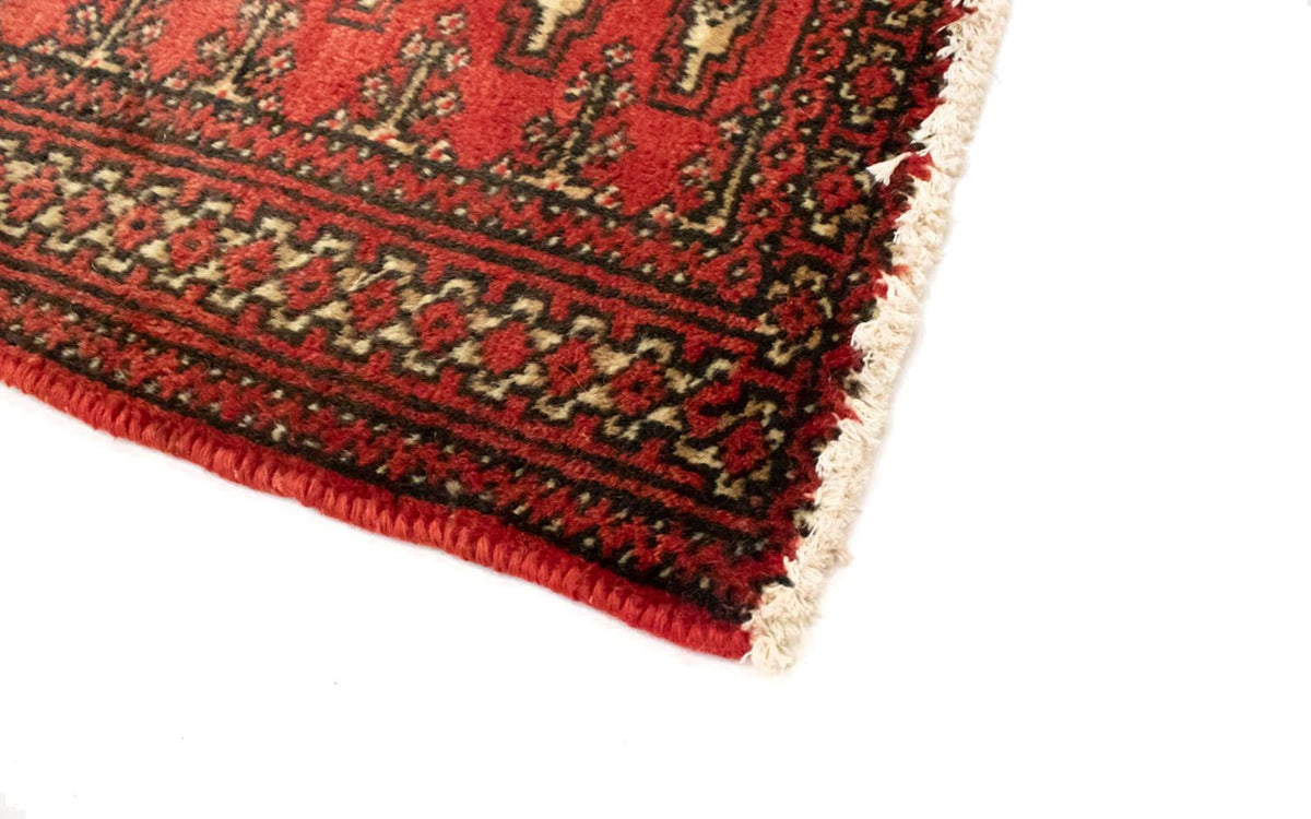 Turkaman tapijt - 130 x 60 cm - rood