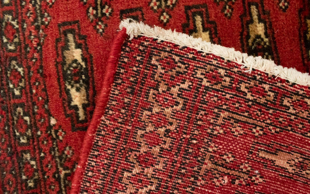Turkaman tapijt - 130 x 60 cm - rood