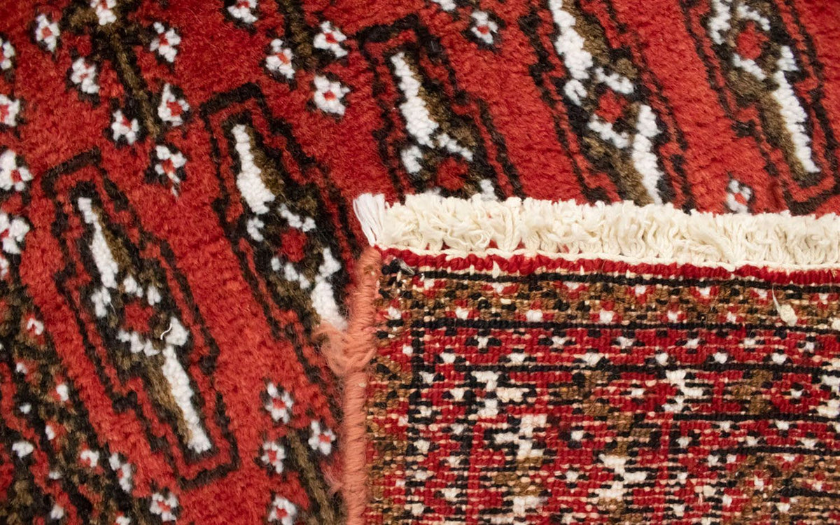 Turkaman tapijt - 130 x 60 cm - rood