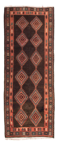Loper Kelim tapijt - Oud - 290 x 110 cm - veelkleurig