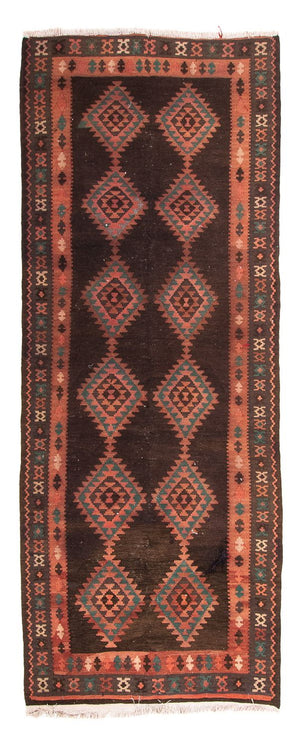 Loper Kelim tapijt - Oud - 290 x 110 cm - veelkleurig