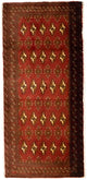 Turkaman tapijt 130x60cm - Perzisch tapijt