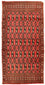 Turkaman tapijt - 130 x 60 cm - rood