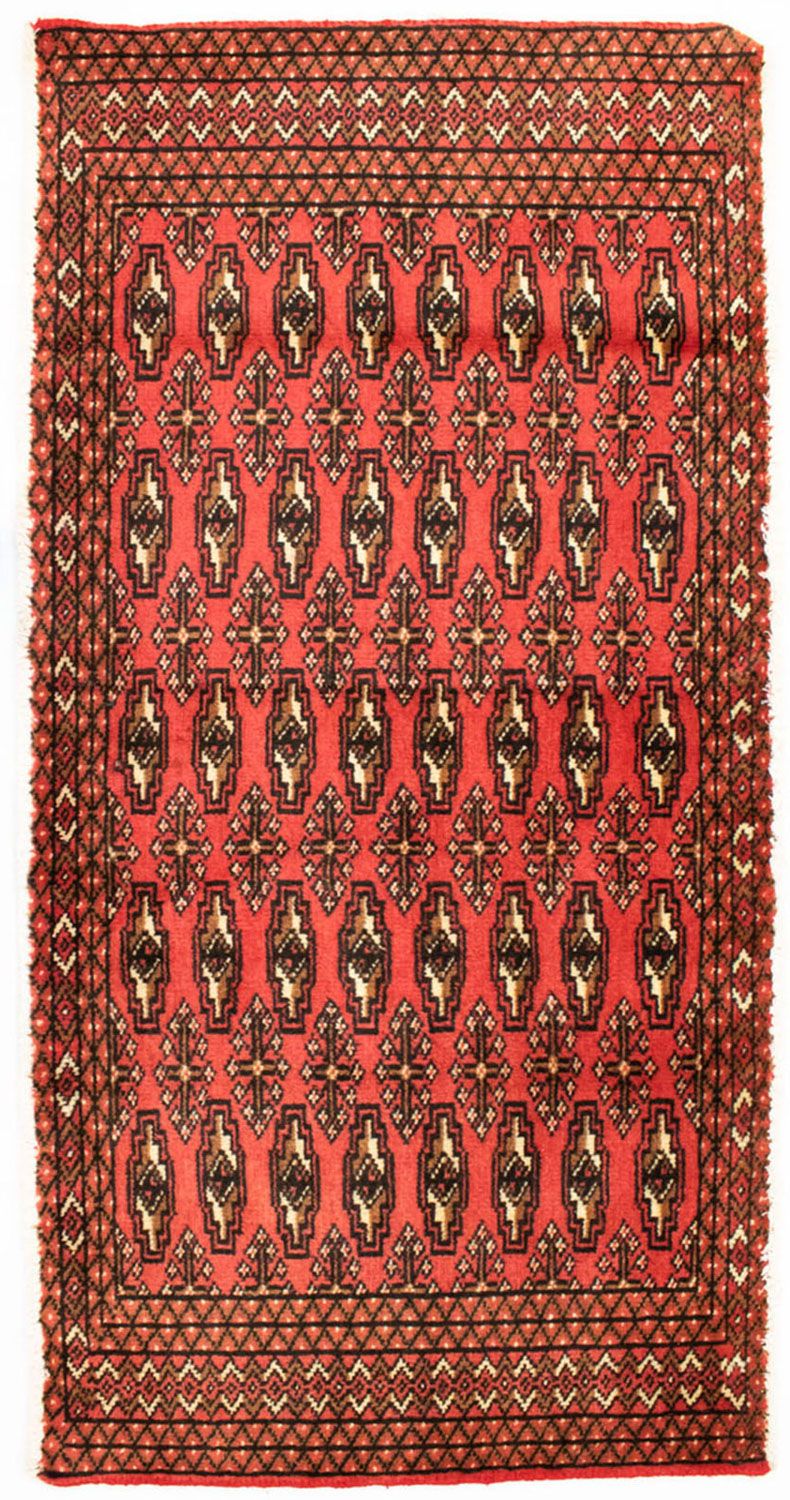 Turkaman tapijt - 130 x 60 cm - rood