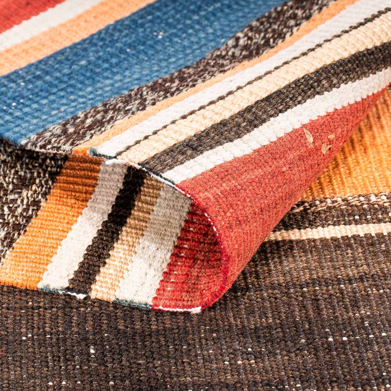 Loper Kelim tapijt - Oud - 330 x 135 cm - veelkleurig