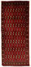 Turkaman tapijt - 130 x 60 cm - rood