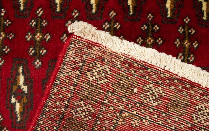 Turkaman tapijt - 130 x 60 cm - rood