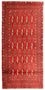 Turkaman tapijt - 130 x 60 cm - rood