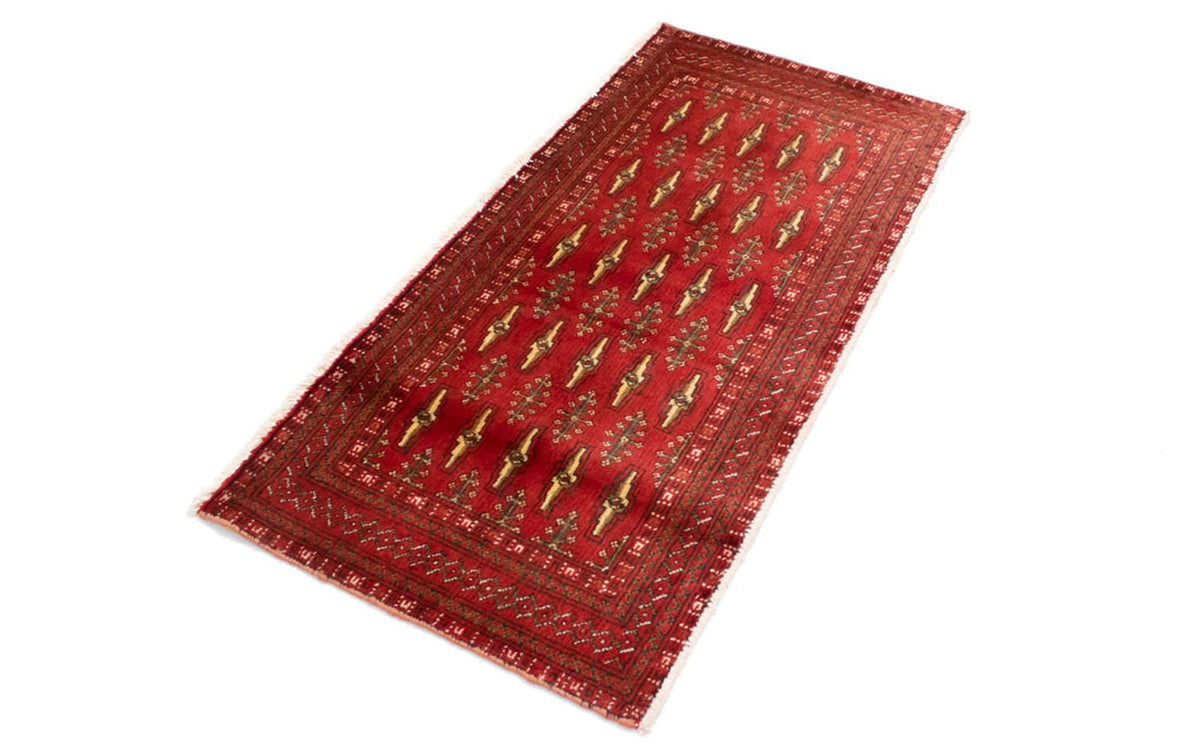 Turkaman tapijt - 130 x 60 cm - rood