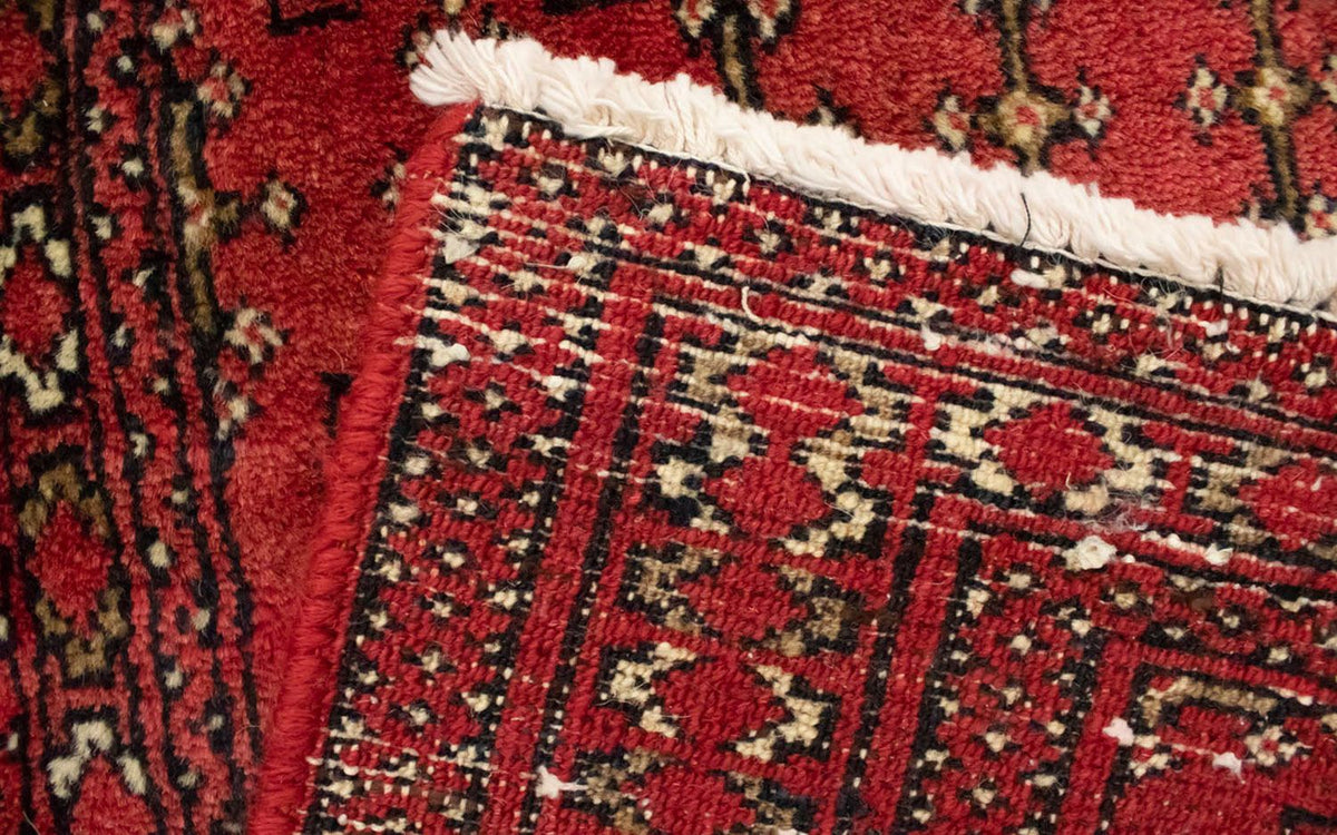 Turkaman tapijt - 130 x 60 cm - rood