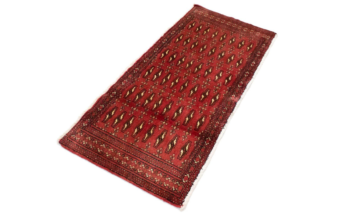 Turkaman tapijt - 130 x 60 cm - rood