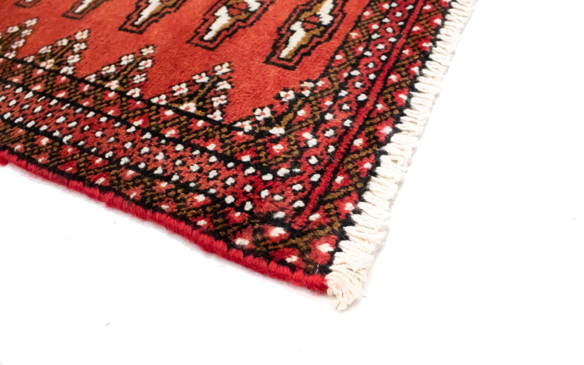 Turkaman tapijt - 130 x 60 cm - rood