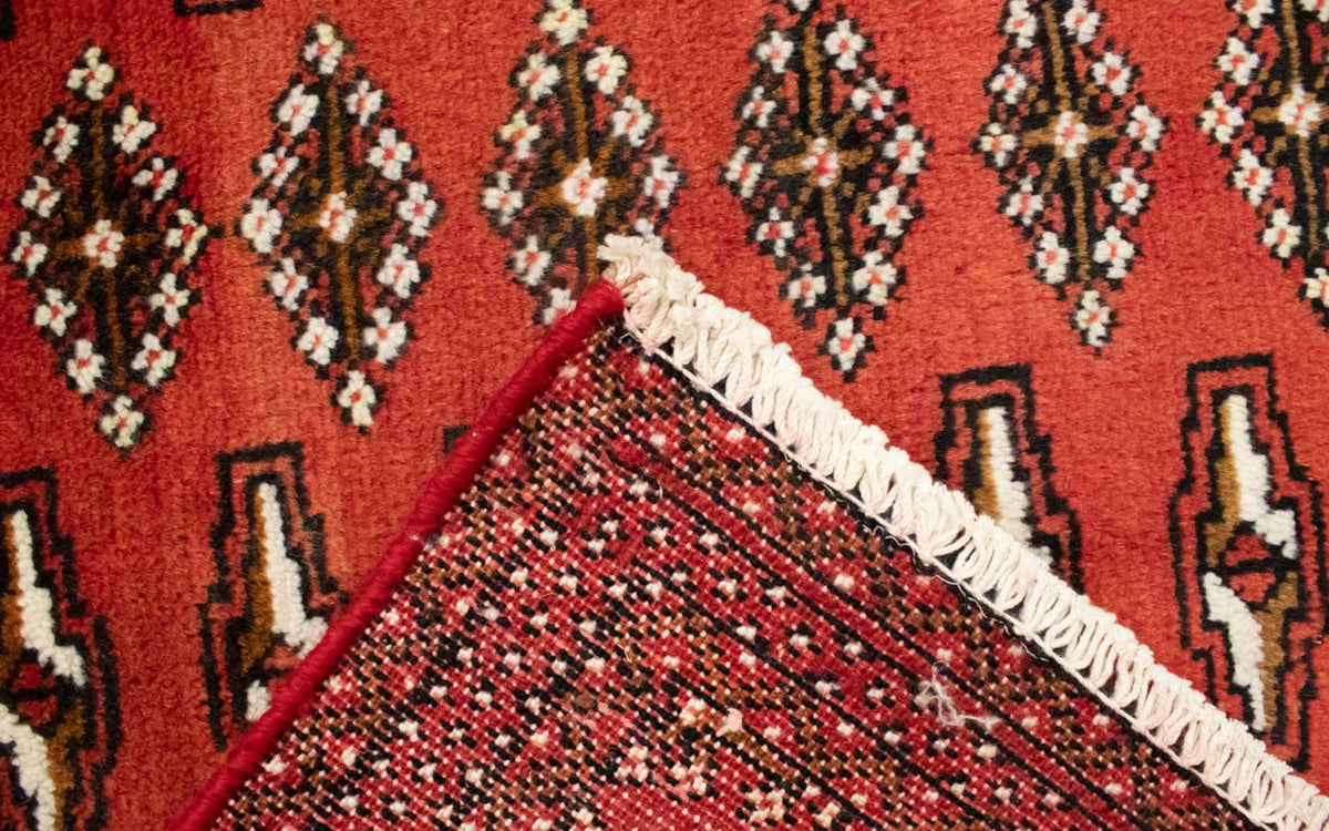 Turkaman tapijt - 130 x 60 cm - rood