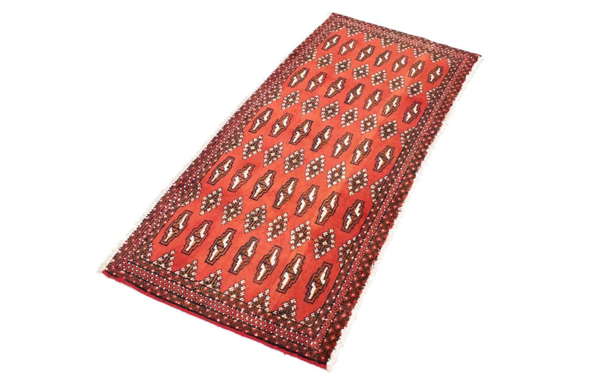 Turkaman tapijt - 130 x 60 cm - rood
