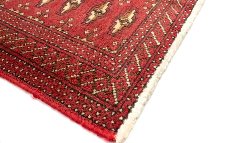 Turkaman tapijt - 130 x 60 cm - rood