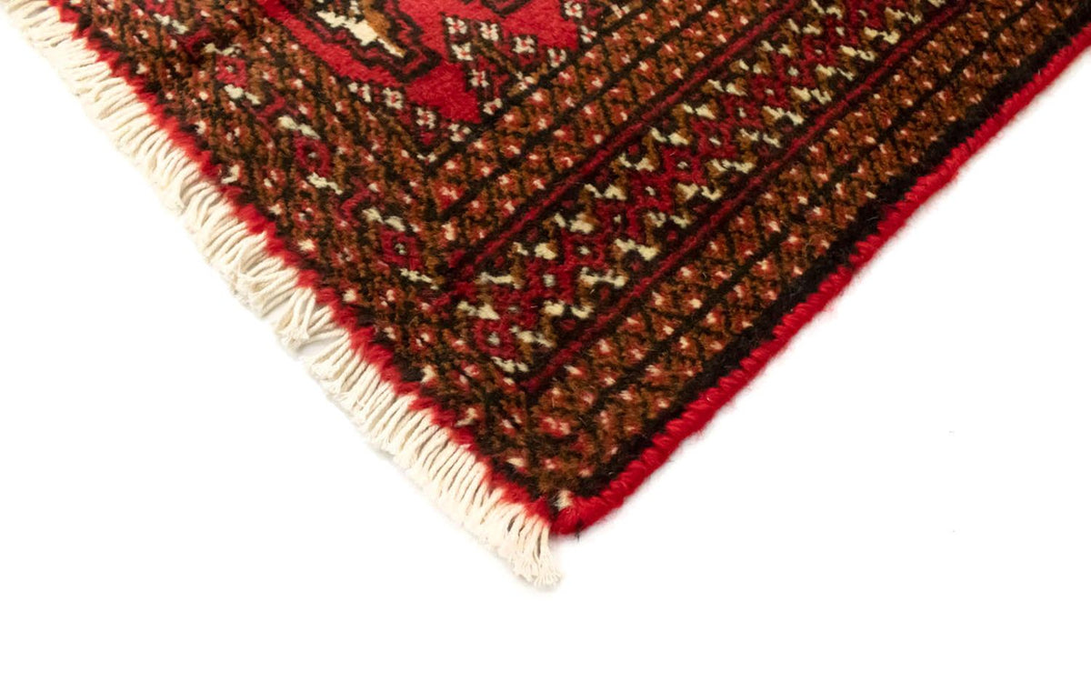 Turkaman tapijt - 130 x 60 cm - rood