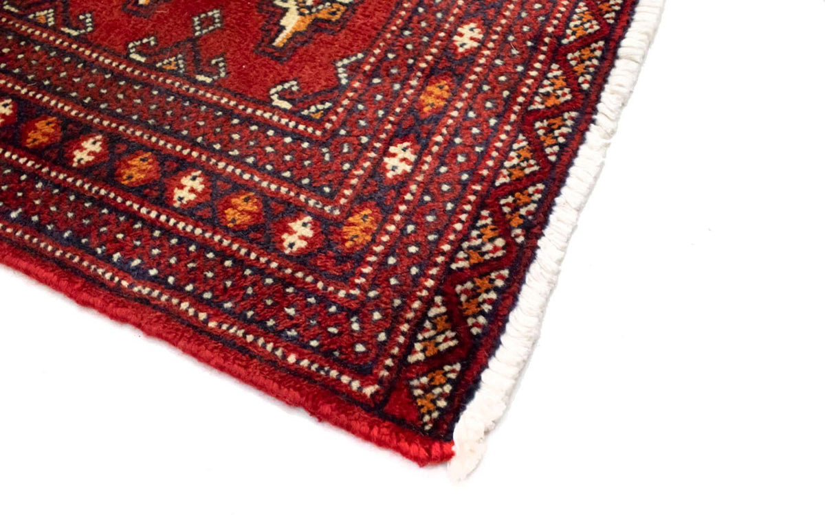 Turkaman tapijt - 130 x 60 cm - rood