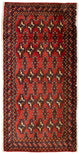 Turkaman tapijt 130x60cm - Perzisch tapijt