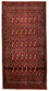 Turkaman tapijt - 130 x 60 cm - rood