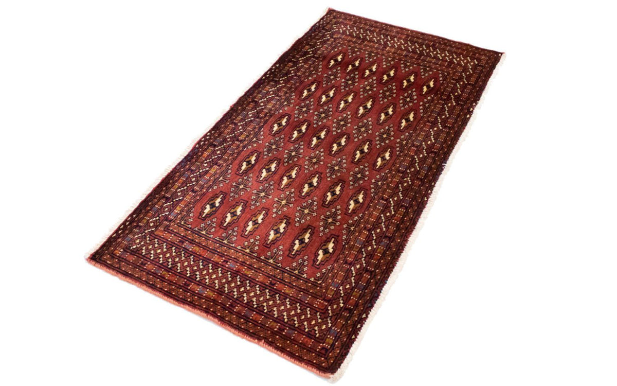 Turkaman tapijt - 130 x 60 cm - rood