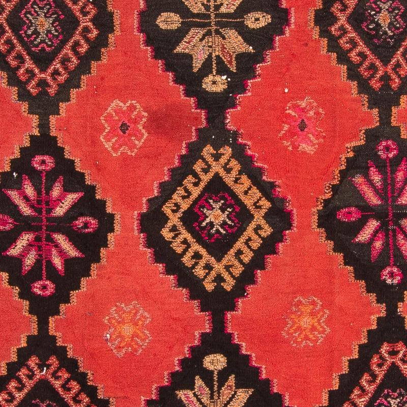 Loper Kelim tapijt - Oud - 400 x 140 cm - veelkleurig