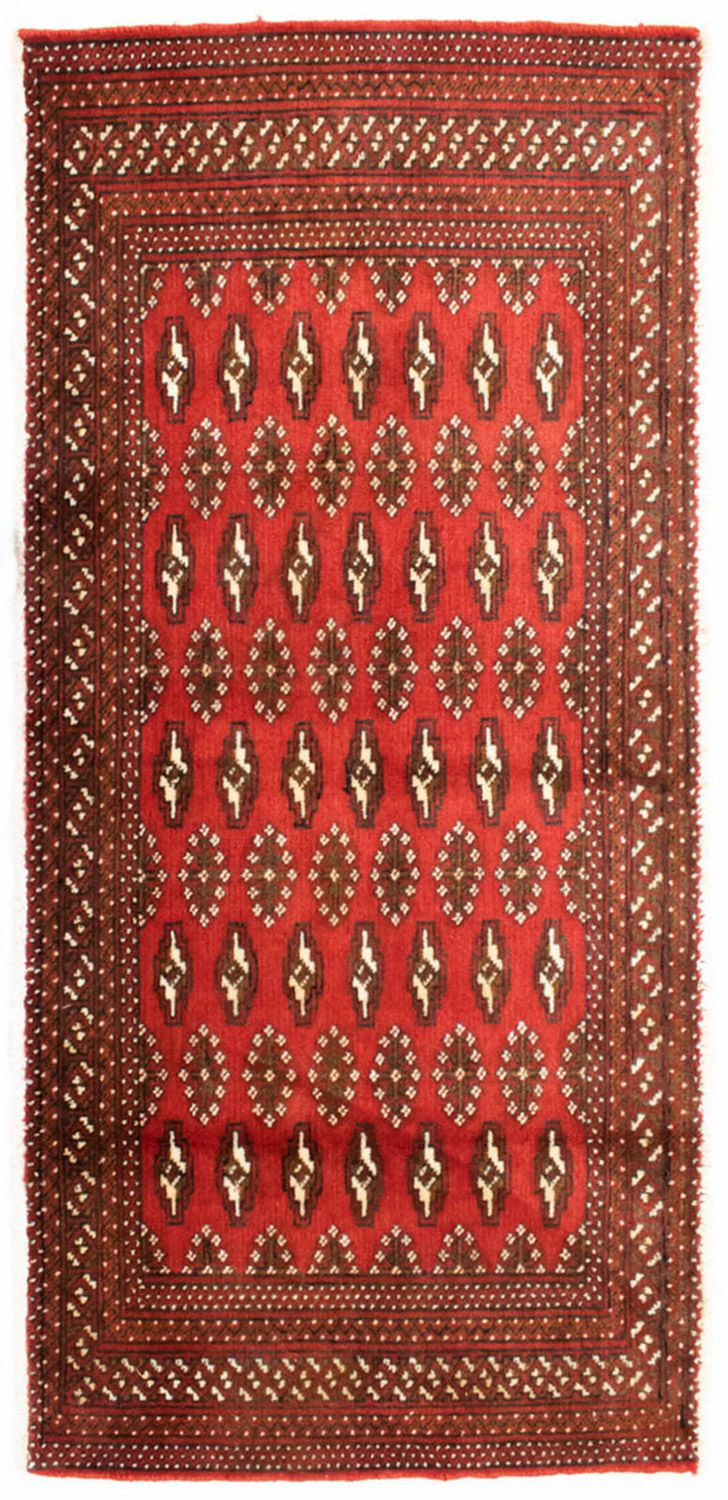 Turkaman tapijt - 130 x 60 cm - roest