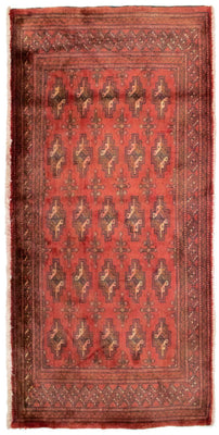 Turkaman tapijt - 130 x 60 cm - roest