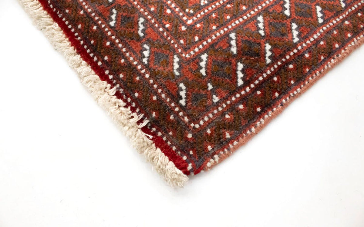 Turkaman tapijt - 130 x 60 cm - rood