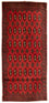 Turkaman tapijt - 130 x 60 cm - rood