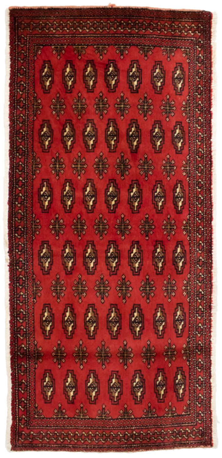 Turkaman tapijt - 130 x 60 cm - rood