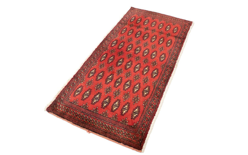 Turkaman tapijt - 130 x 60 cm - rood