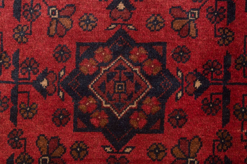 Afghaans tapijt - Kunduz - 186 x 122 cm - rood