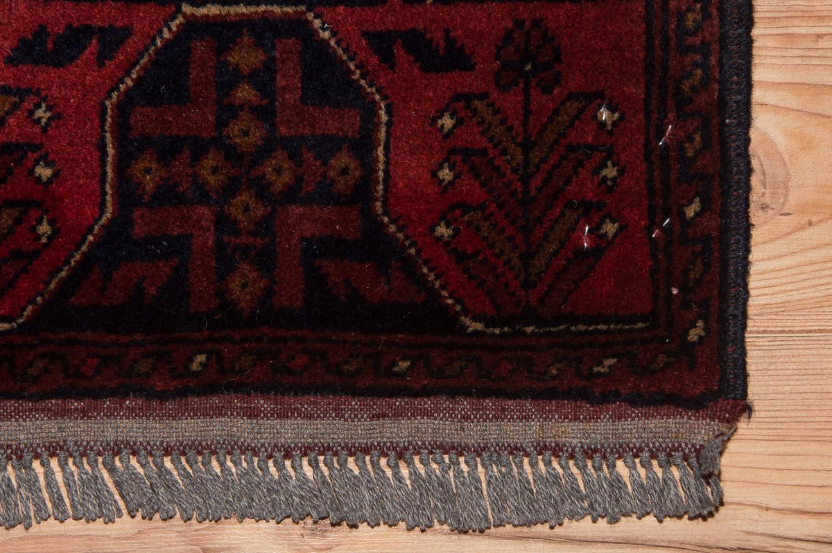 Afghaans tapijt - Kunduz - 186 x 122 cm - rood