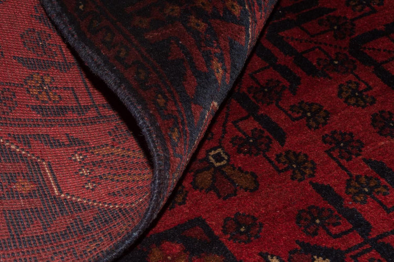 Afghaans tapijt - Kunduz - 186 x 122 cm - rood