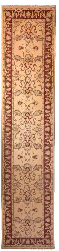 Loper Ziegler tapijt - 388 x 84 cm - beige