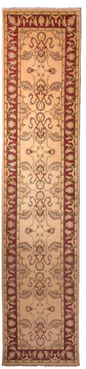 Loper Ziegler tapijt - 388 x 84 cm - beige
