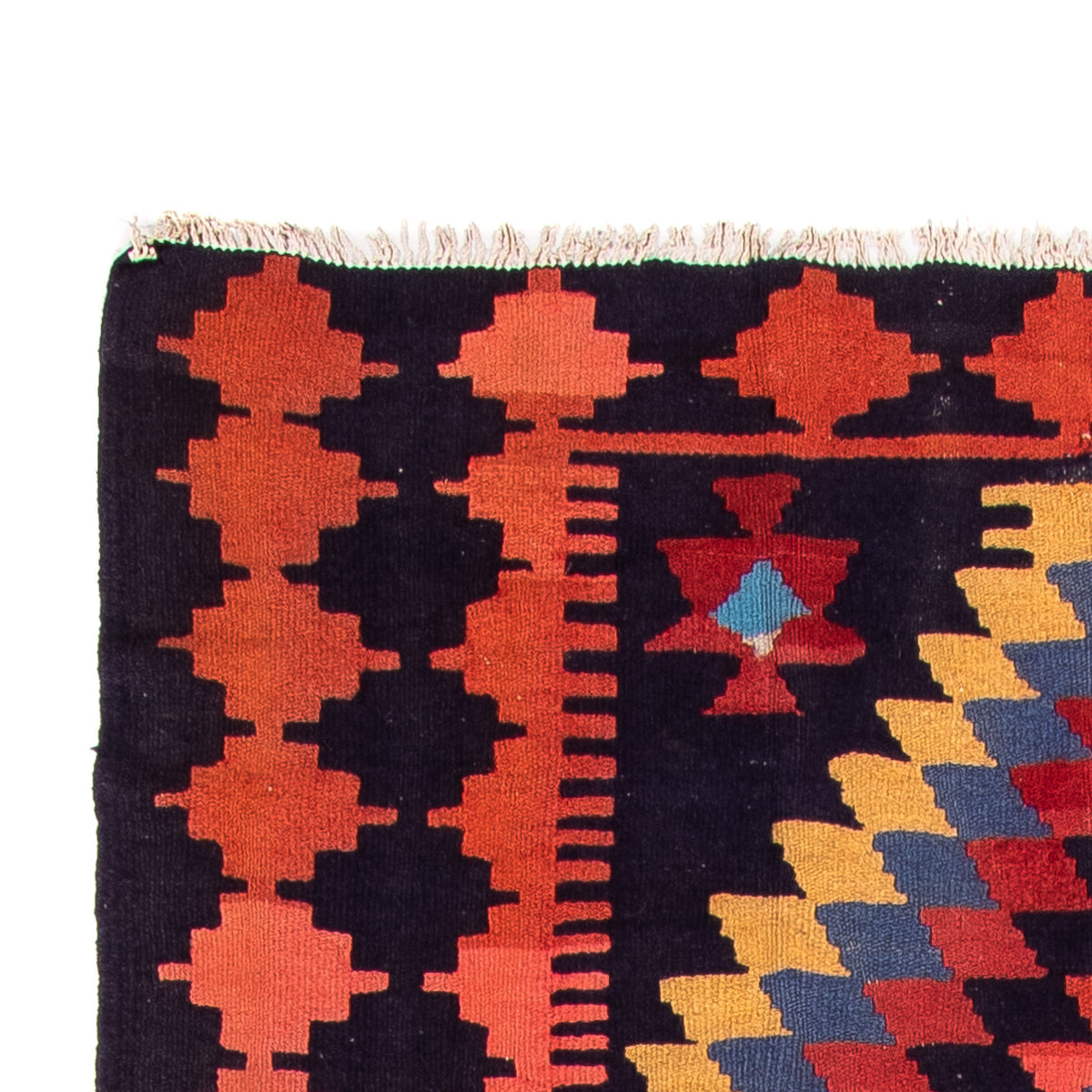 Loper Kelim tapijt - Oud - 295 x 135 cm - veelkleurig