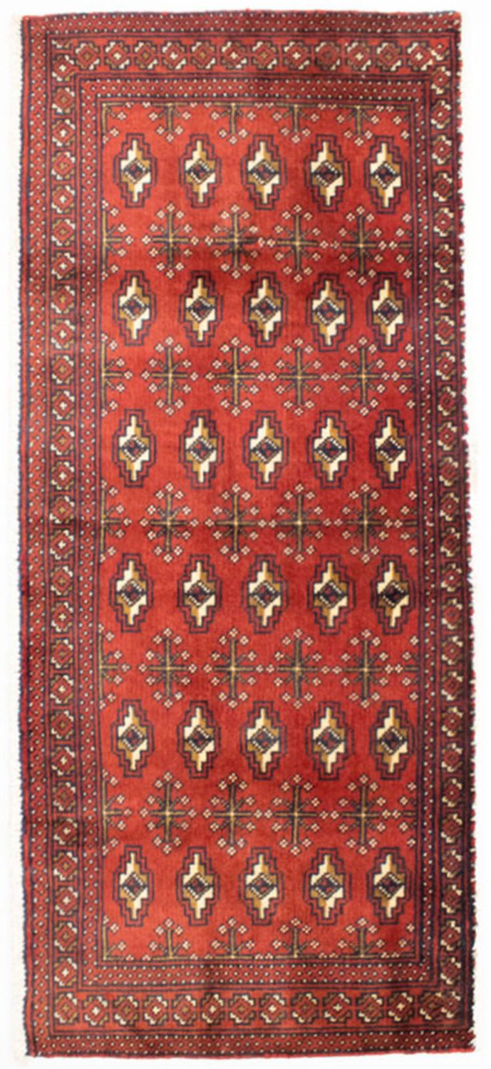 Turkaman tapijt - 130 x 60 cm - roest