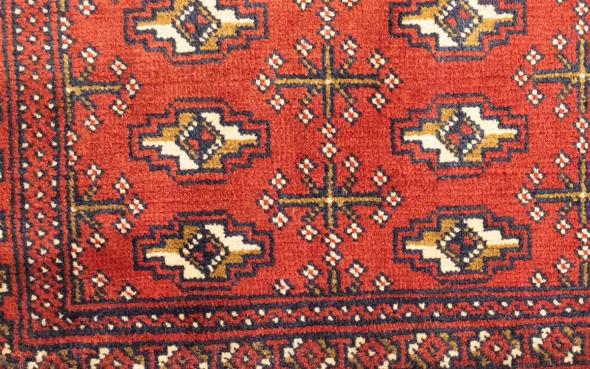 Turkaman tapijt - 130 x 60 cm - roest