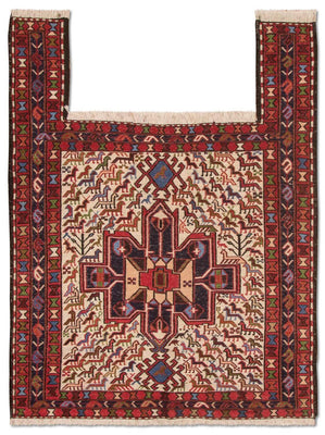 Kelim tapijt - Oosters vierkant  - 99 x 95 cm - beige