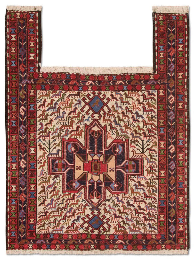 Kelim tapijt - Oosters vierkant  - 99 x 95 cm - beige