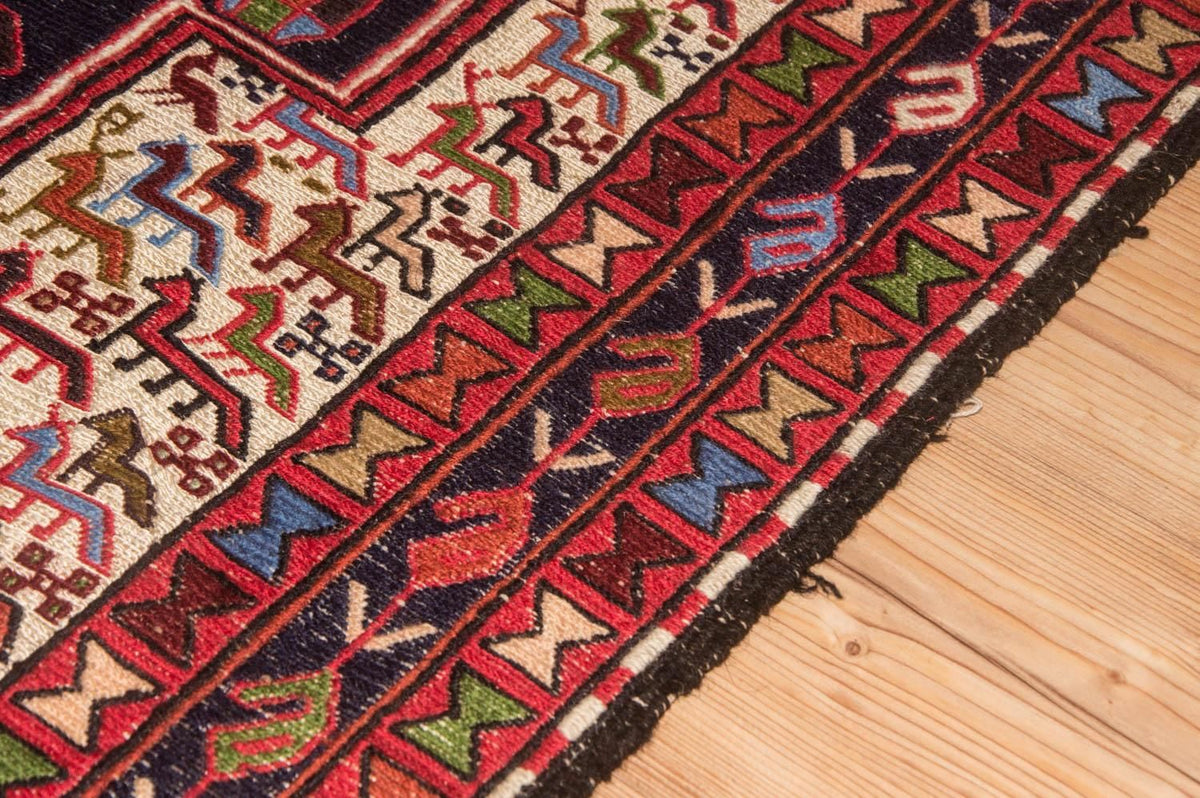 Kelim tapijt - Oosters vierkant  - 99 x 95 cm - beige