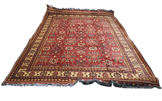 Afghaans tapijt - Hatshlu - 492 x 401 cm - rood