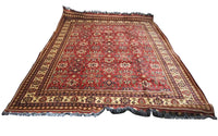 Afghaans tapijt - Hatshlu - 492 x 401 cm - rood
