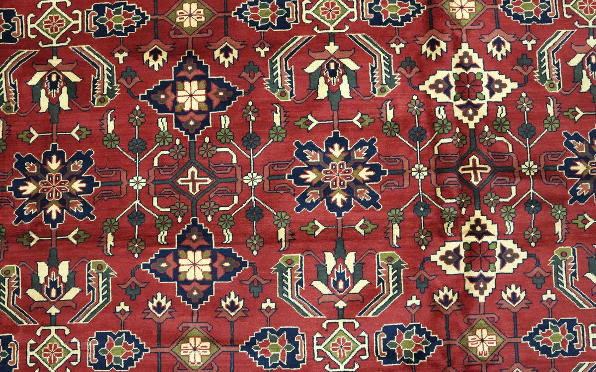 Afghaans tapijt - Hatshlu - 492 x 401 cm - rood
