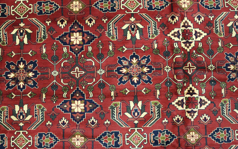 Afghaans tapijt - Hatshlu - 492 x 401 cm - rood