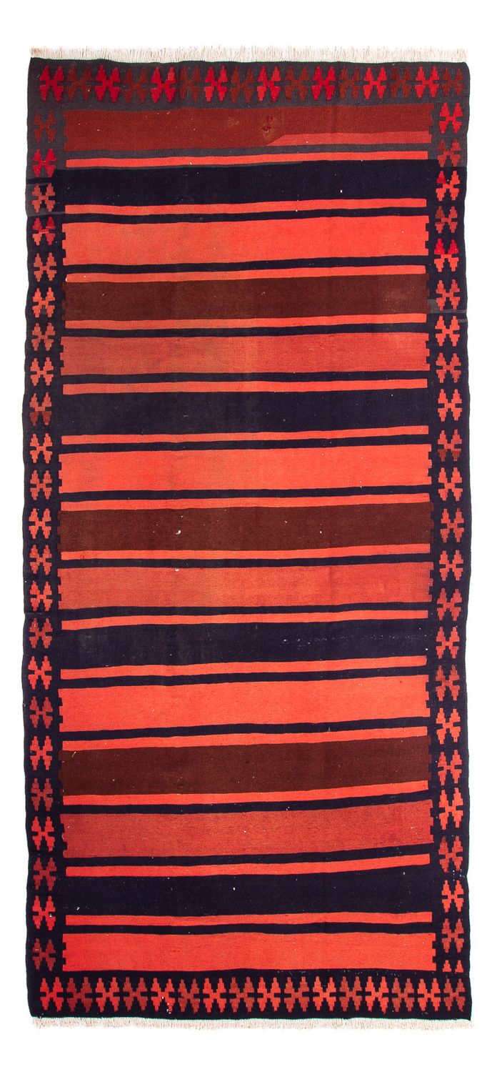 Loper Kelim tapijt - Oud - 335 x 155 cm - veelkleurig