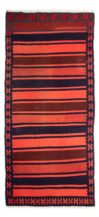 Loper Kelim tapijt - Oud - 335 x 155 cm - veelkleurig