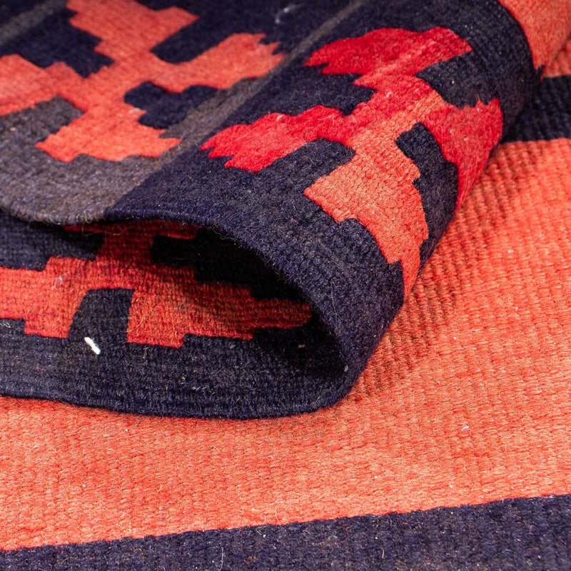 Loper Kelim tapijt - Oud - 335 x 155 cm - veelkleurig