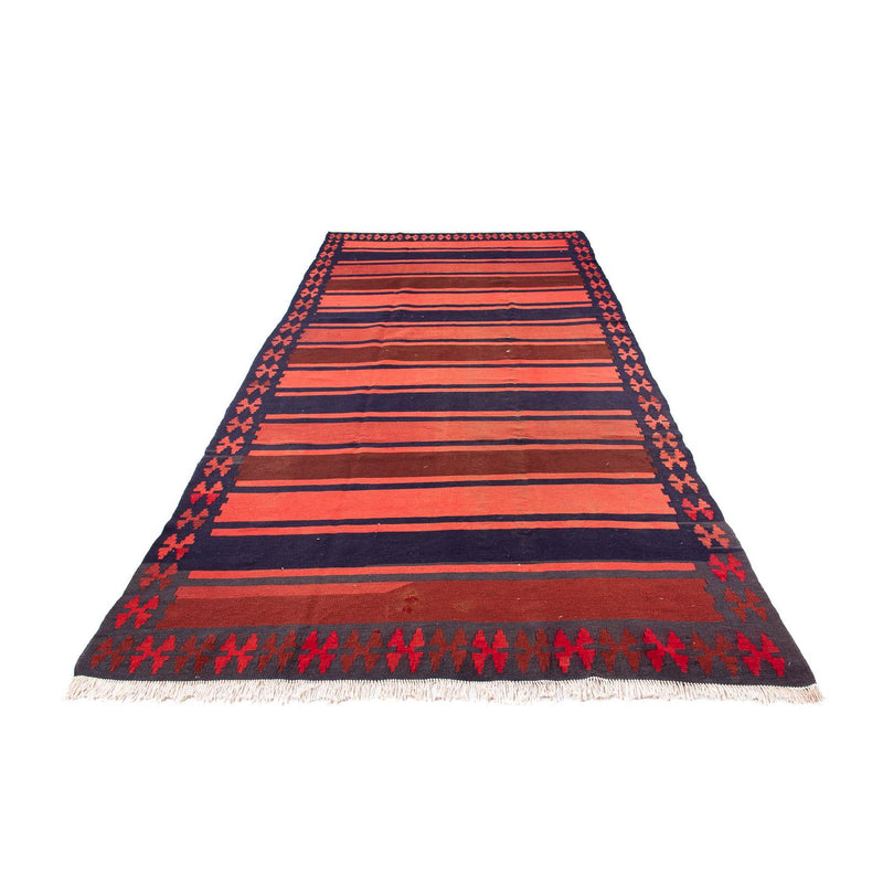 Loper Kelim tapijt - Oud - 335 x 155 cm - veelkleurig